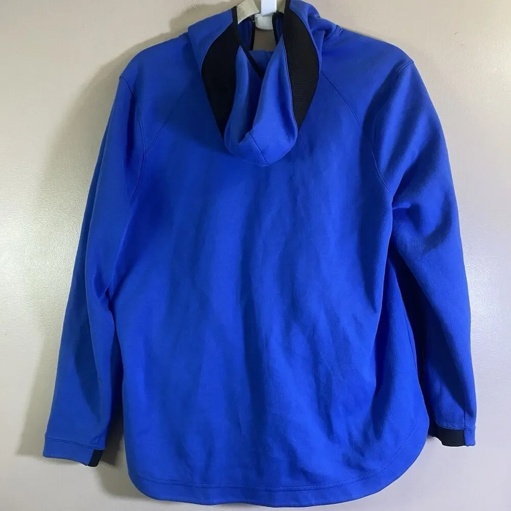Nike Duke Mens Full-Zip Basketball Hoodie Dri-FIT Blue 930561-493 Size 2XL